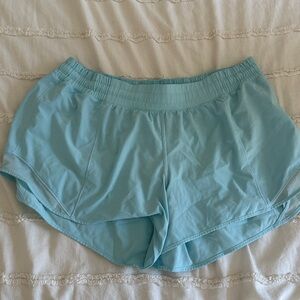 Lululemon Hotty Hot Light Blue Athletic Shorts
